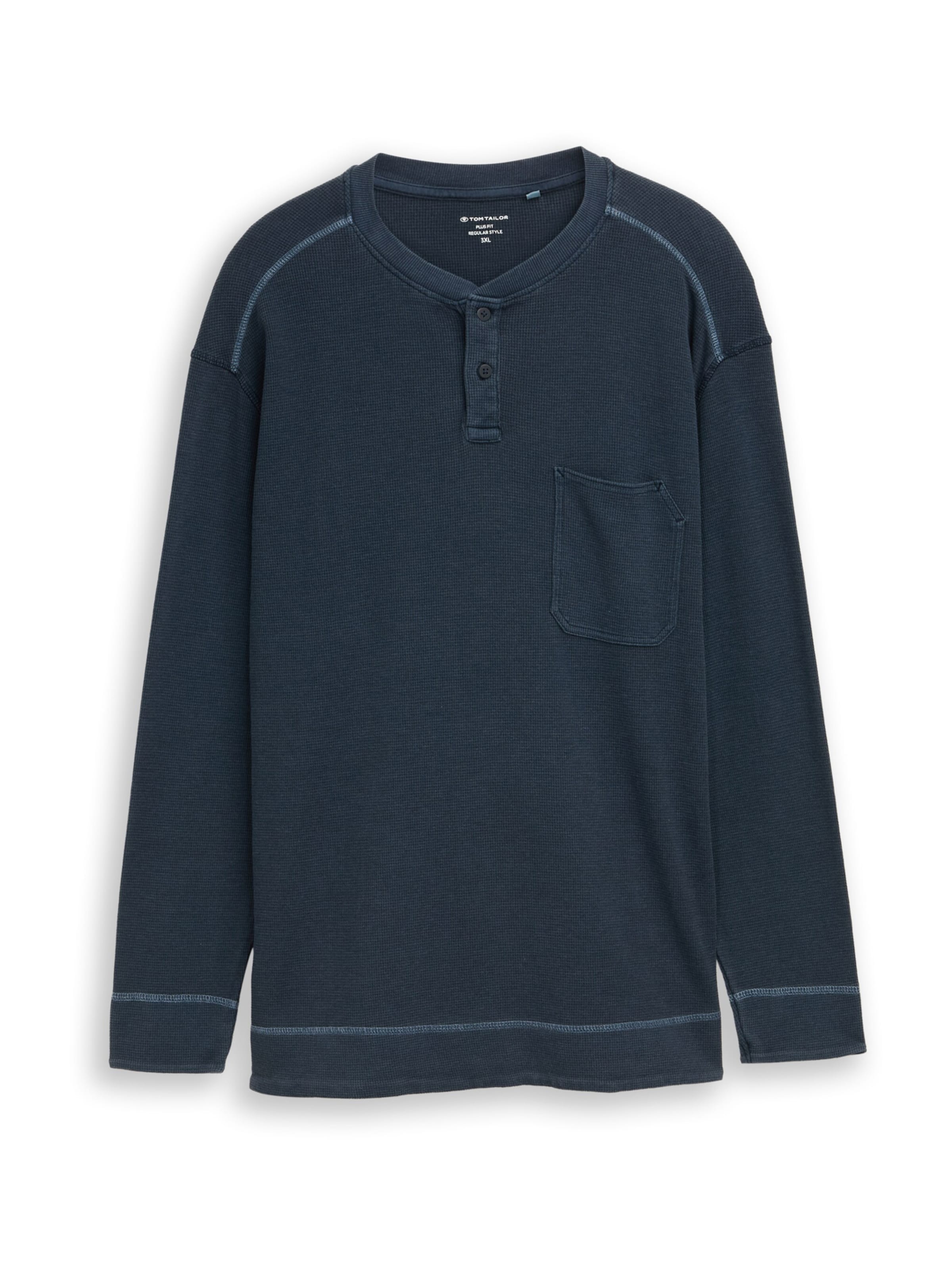 T-Shirt TOM TAILOR Men + en bleu : devant
