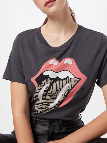 Tricou 'Stones Zebra' de la CATWALK JUNKIE pe gri