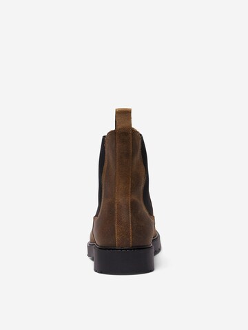 SELECTED HOMME Chelsea Boots 'Tim' in Brown