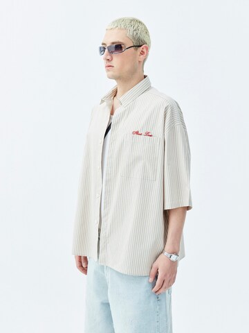 Comfort fit Camicia 'Sherman' di VAMOS CLO in beige