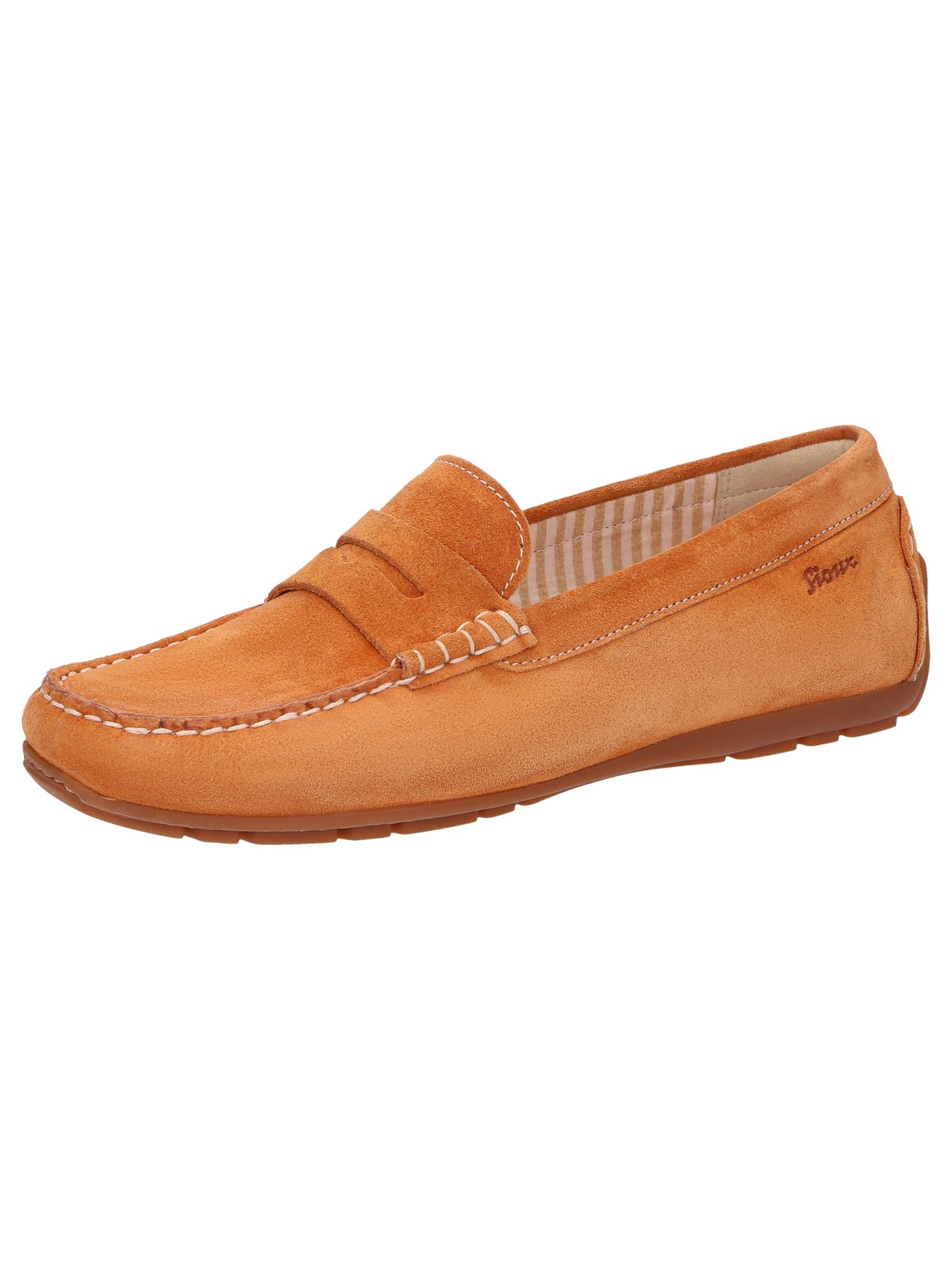 Mocassin 'Carmona-700' SIOUX en orange : devant
