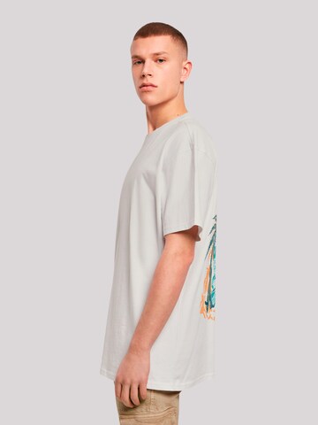 F2 Shirt 'Surfers Sunset Sommer Vibes' in Grey