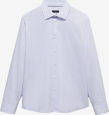 MANGO MAN Regular fit Button Up Shirt 'CORSA' in Blue: front