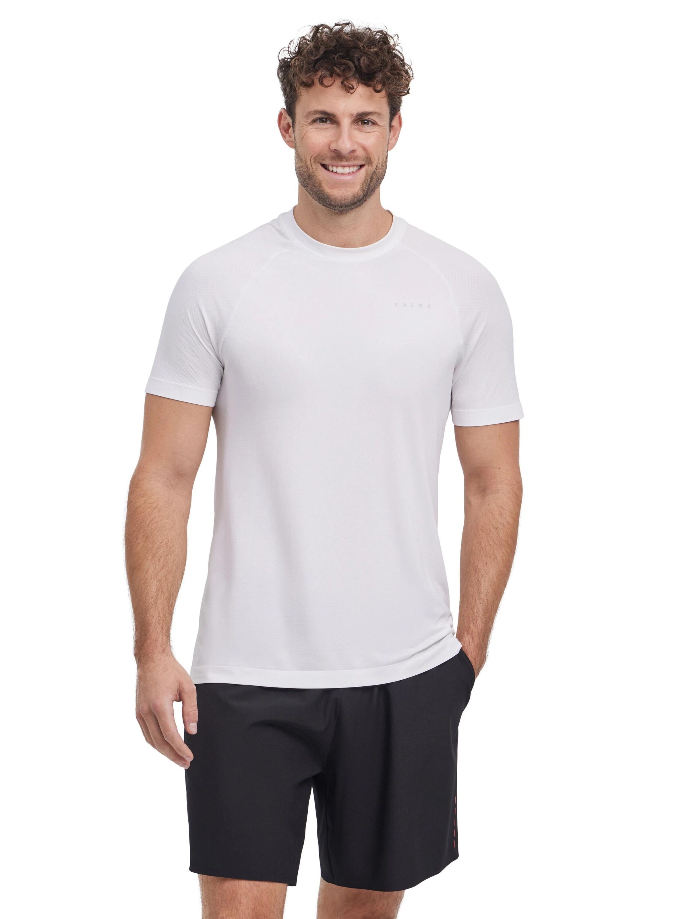 FALKE Funktionsshirt‌‌ in Weiß: Vorderseite