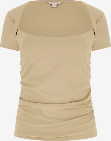 GUESS Top in Beige: front