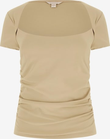 GUESS Top in Beige: front