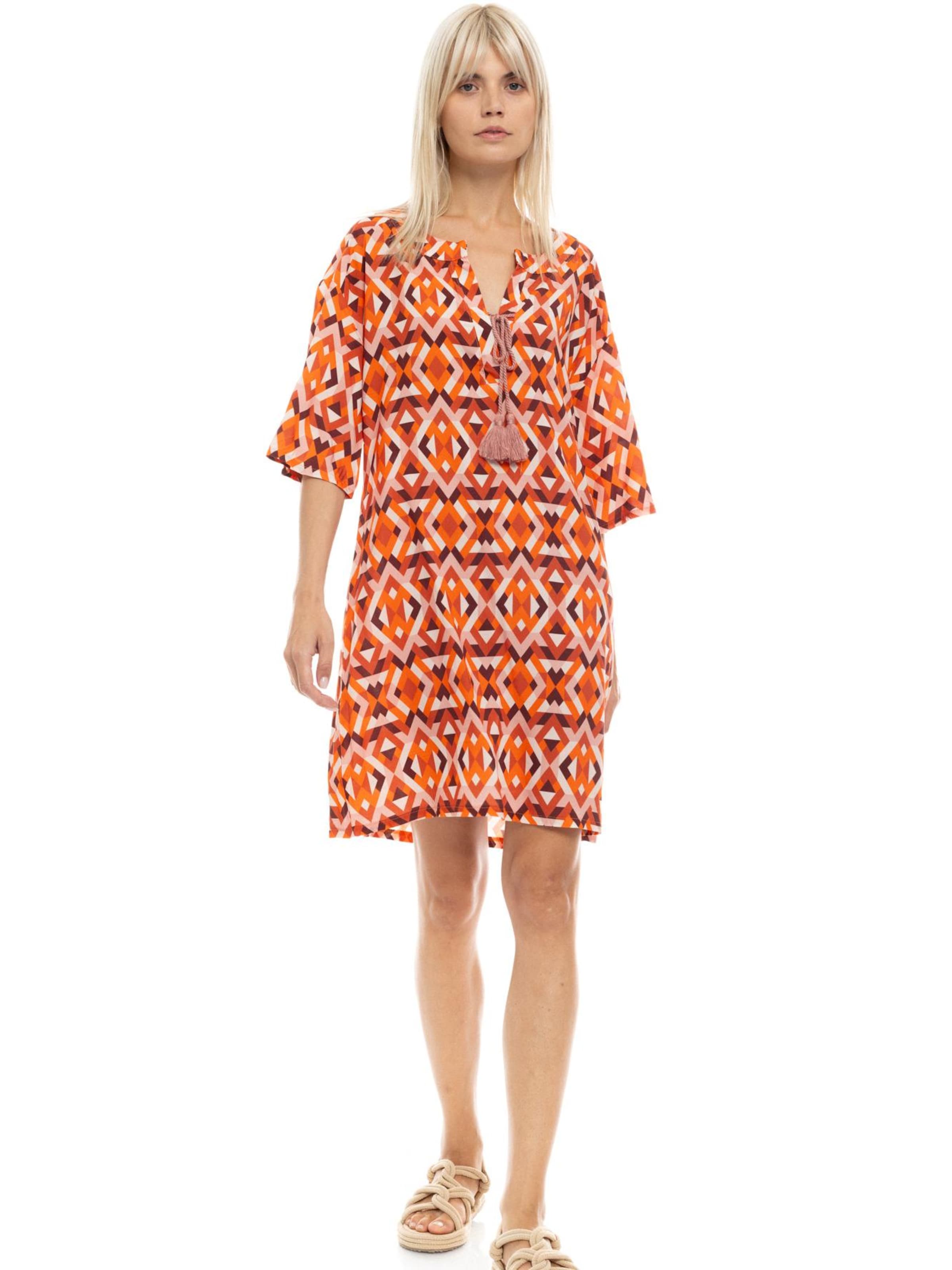 Abito estivo 'BEACHWEAR AZTEC' di Pink Label in arancione: frontale