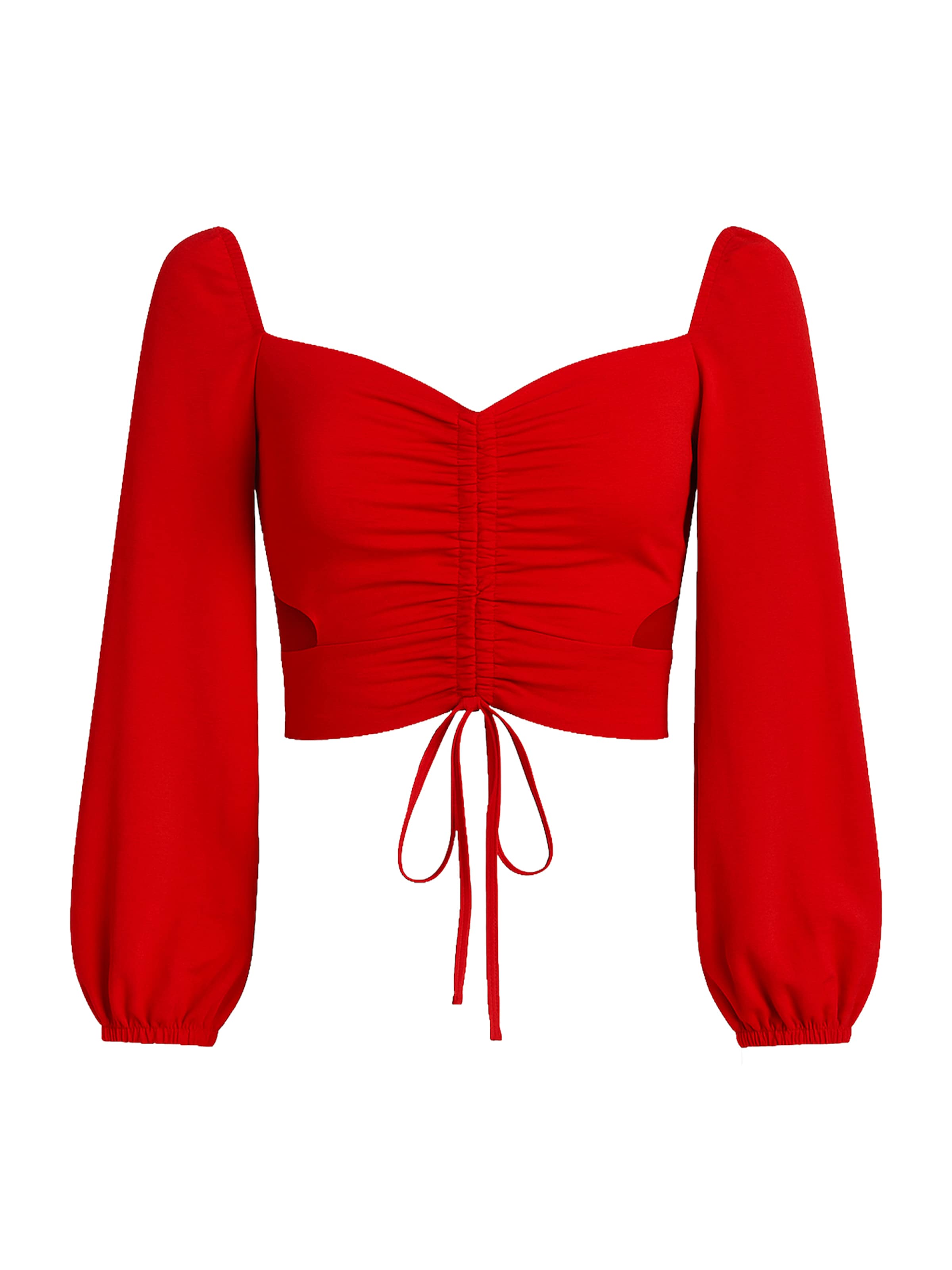 Chemisier Elara en rouge : devant