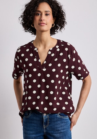 STREET ONE Blouse in Red: front
