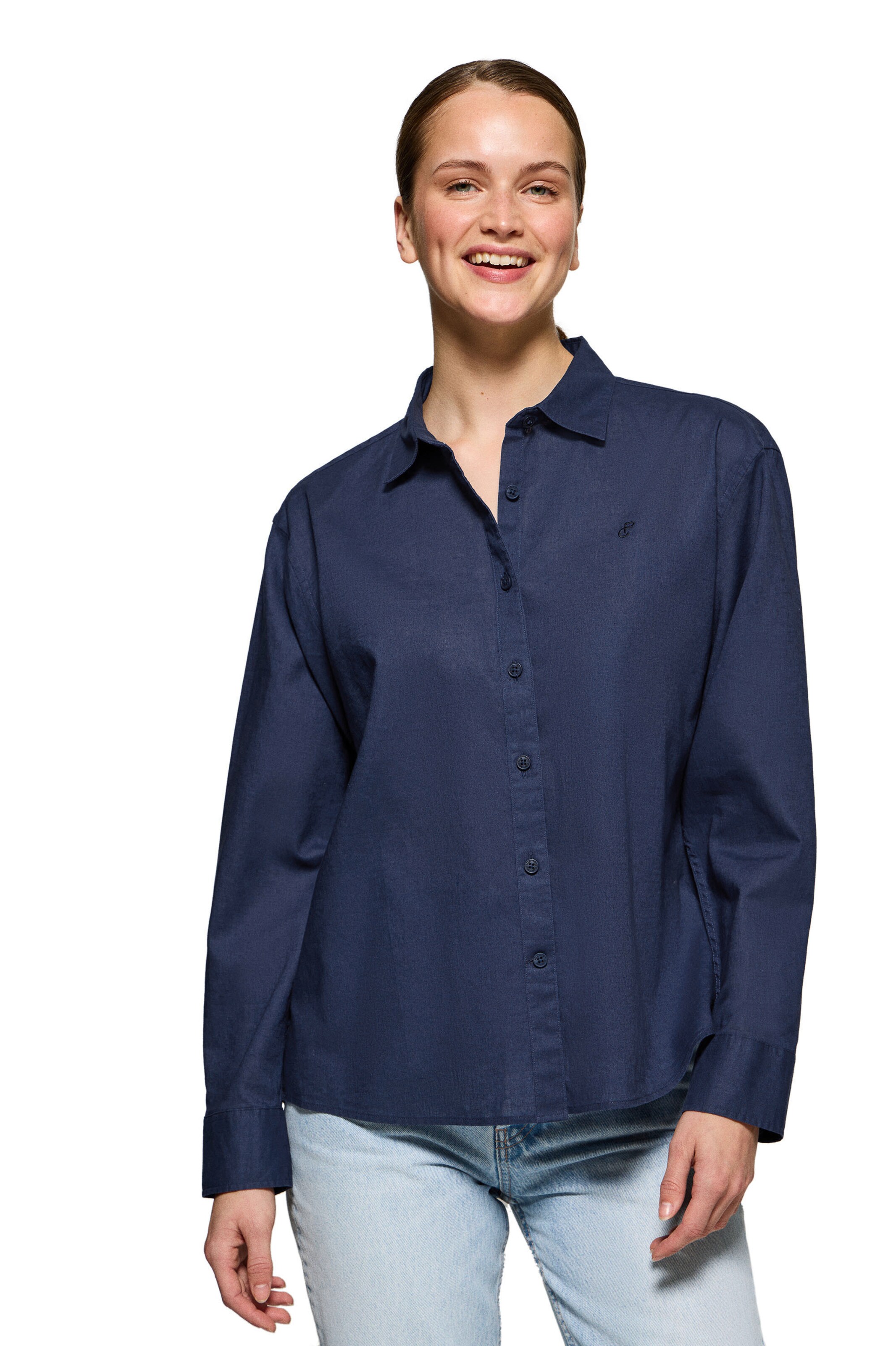Polo Club Blouse in Blue: front