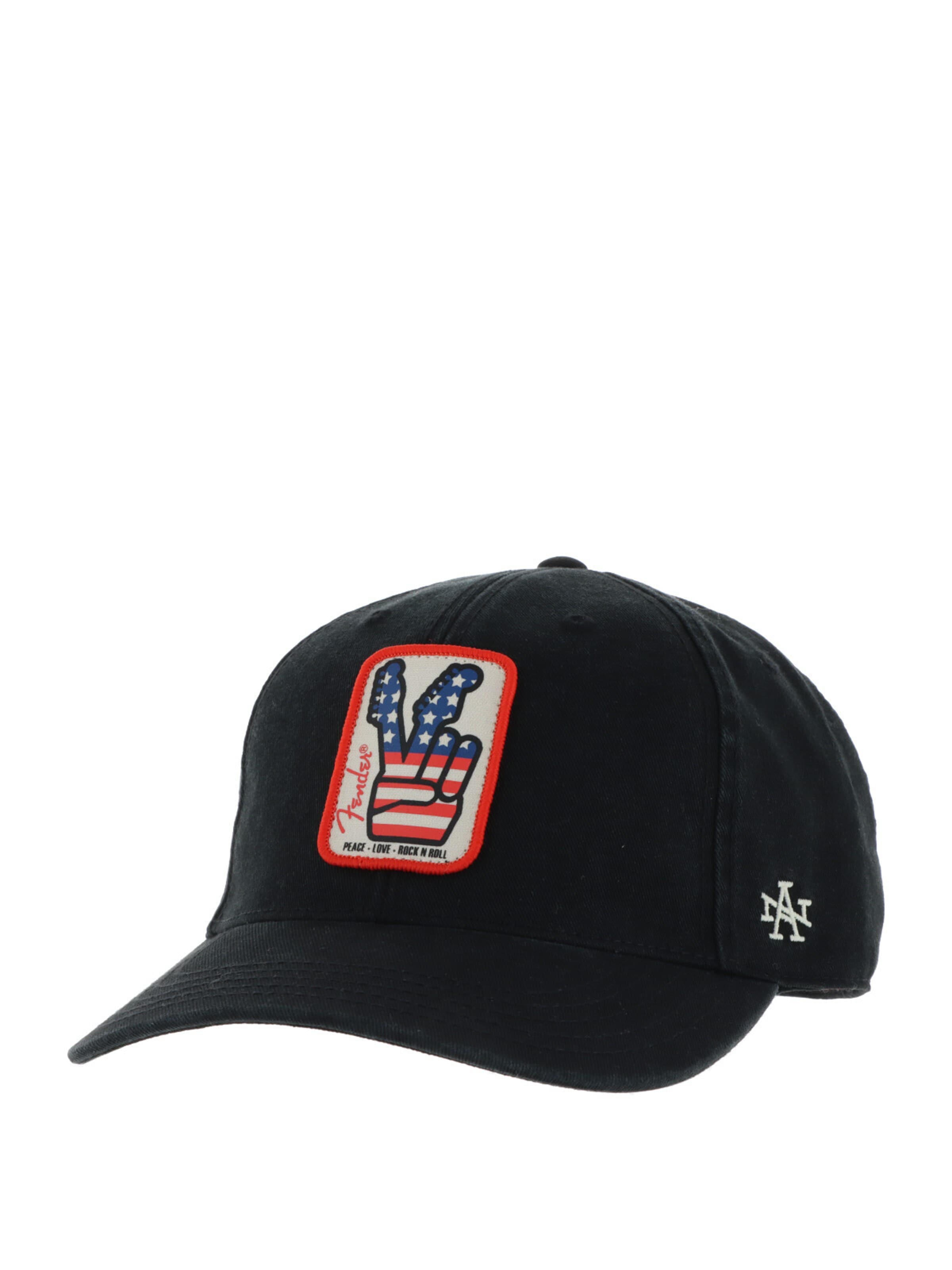 American Needle Cap in Black: front