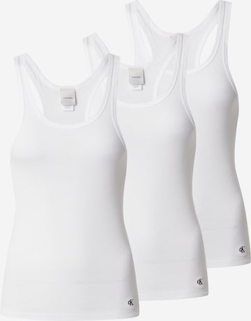 Maillot de corps Calvin Klein Underwear en blanc : devant