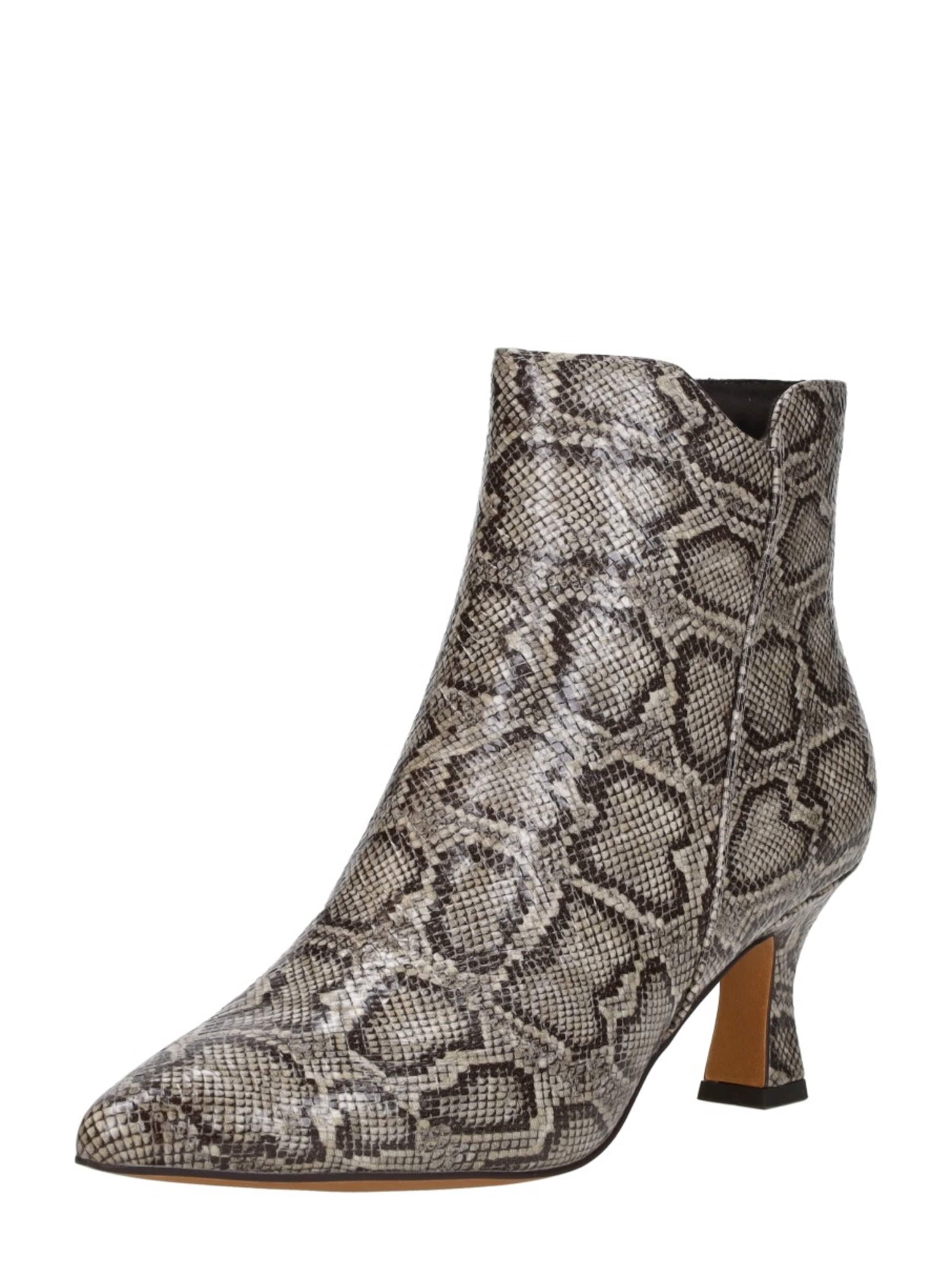 MARCO TOZZI Boots 'Enkellaarsjes Hak' in Grey: front