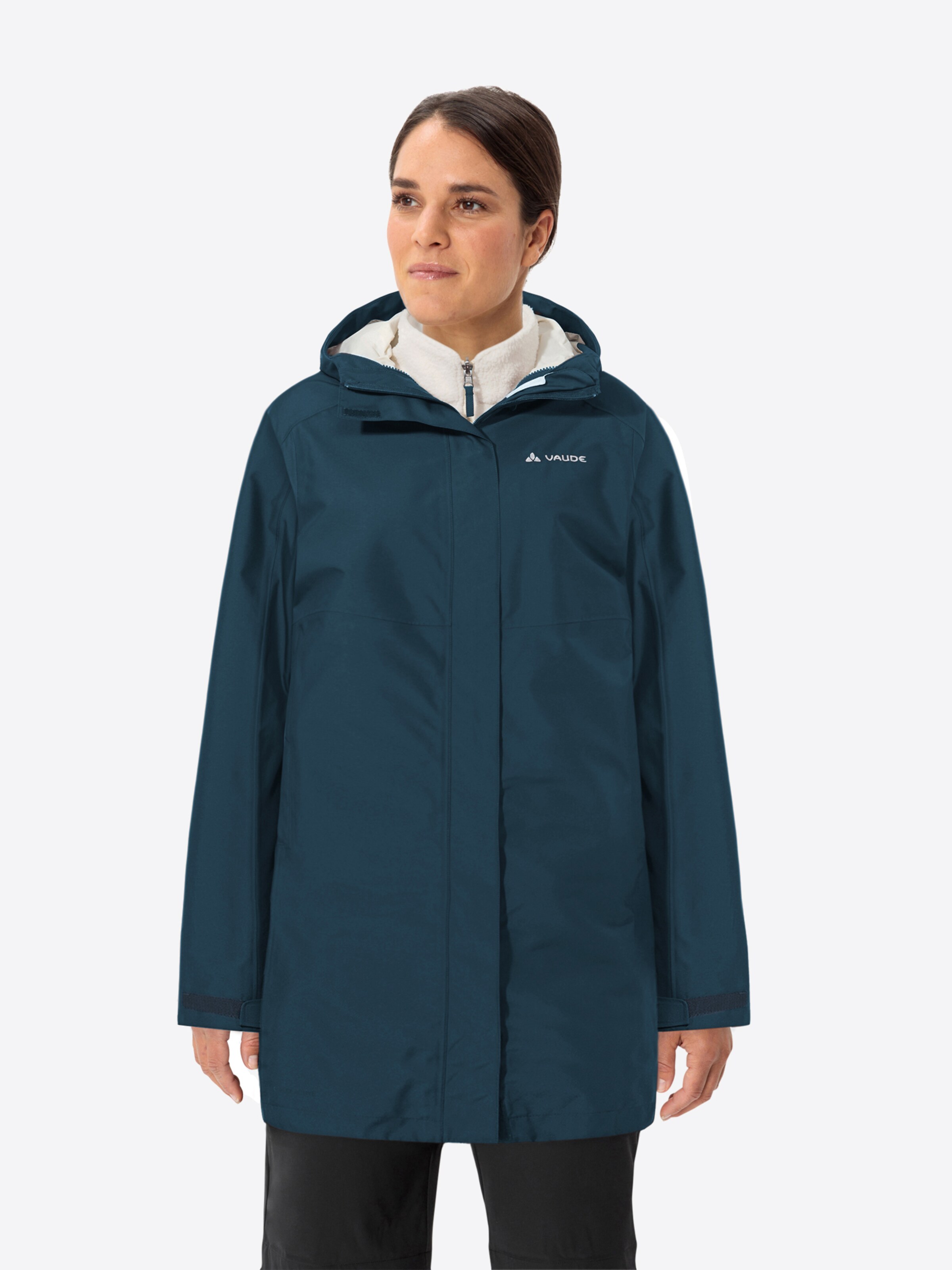 VAUDE Outdoor jacket in Blue: front