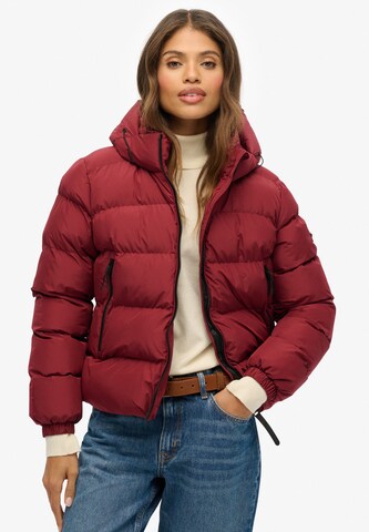 Superdry Tussenjas in Rood: voorkant