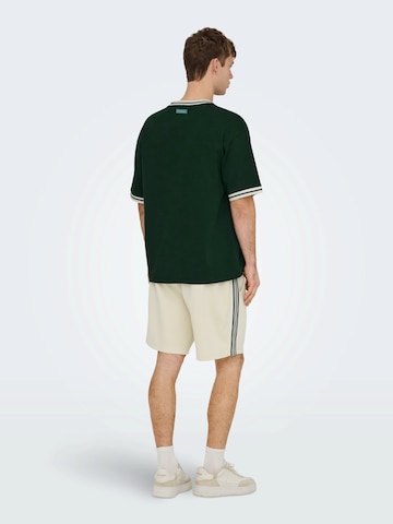 Only & Sons Футболка 'ONSLES CLASSIQUES CASPIAN' в Зеленый