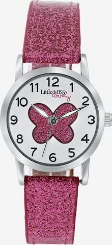 Lucardi Analog Watch 'Liebe' in Pink: front