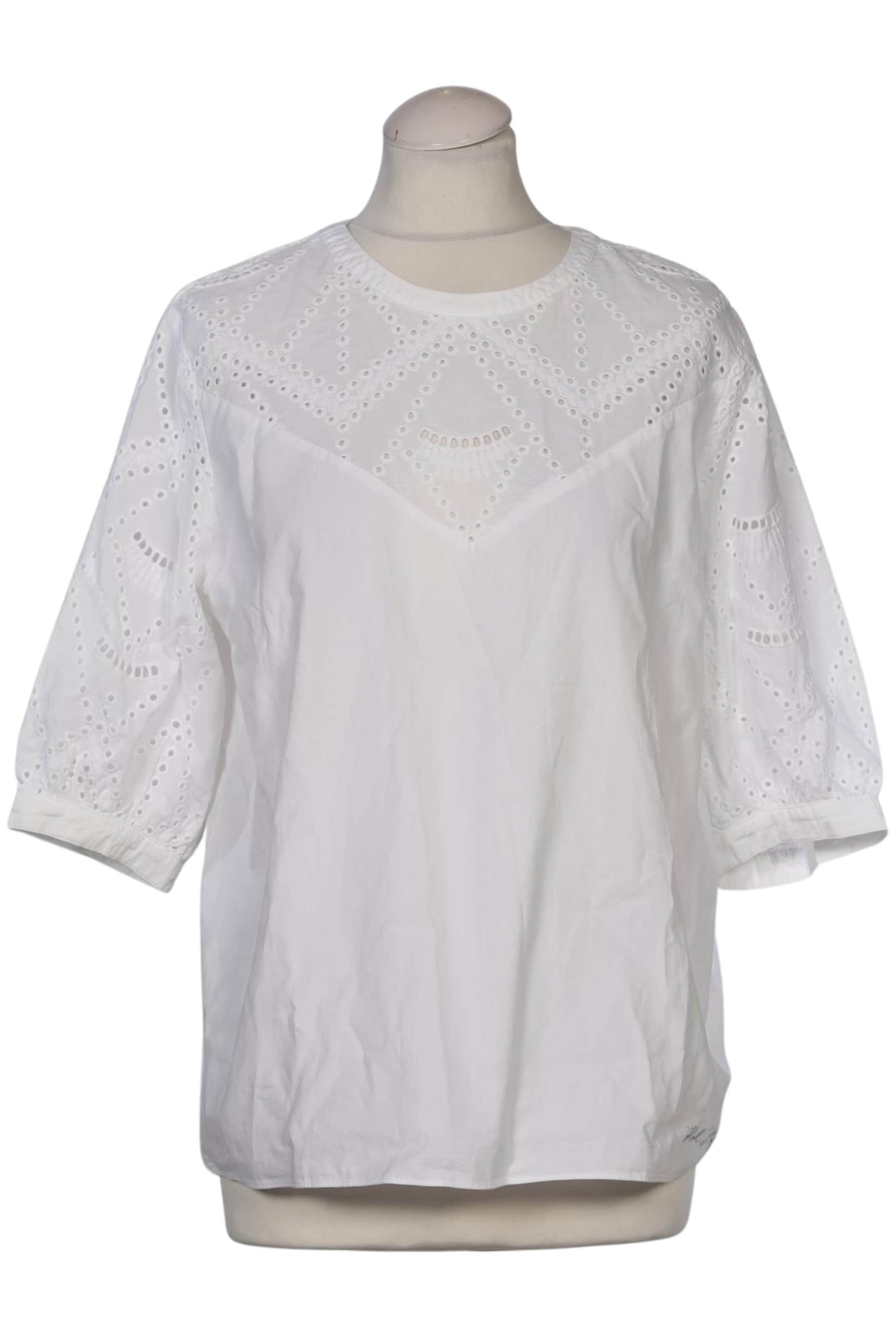 Karl Lagerfeld Bluse M in Weiß: Vorderseite
