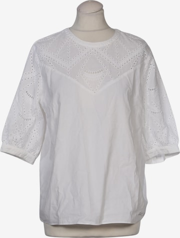 Karl Lagerfeld Bluse M in Weiß: Vorderseite