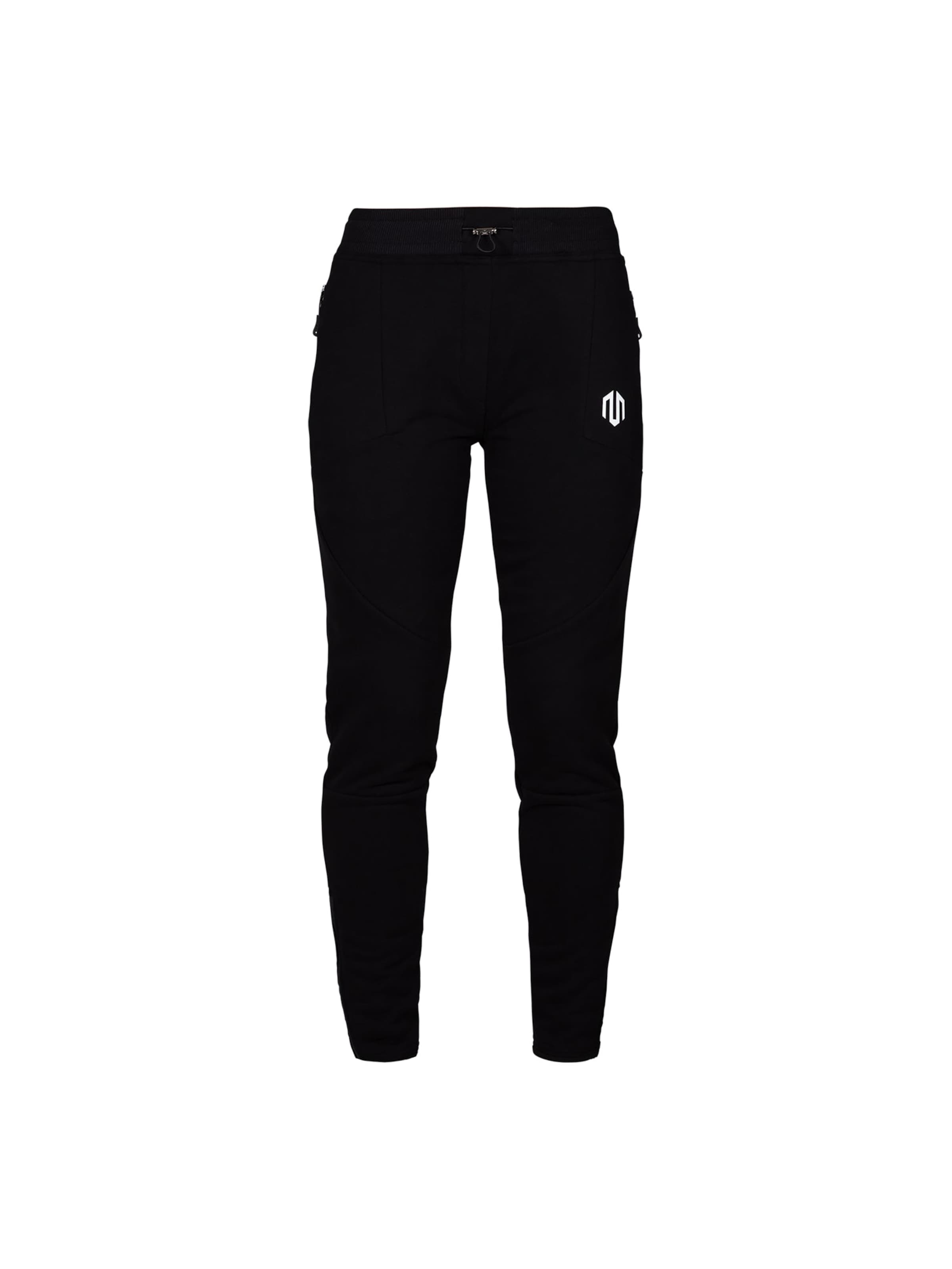 MOROTAI Tapered Sportbyxa 'Comfy Performance' i svart: framsida