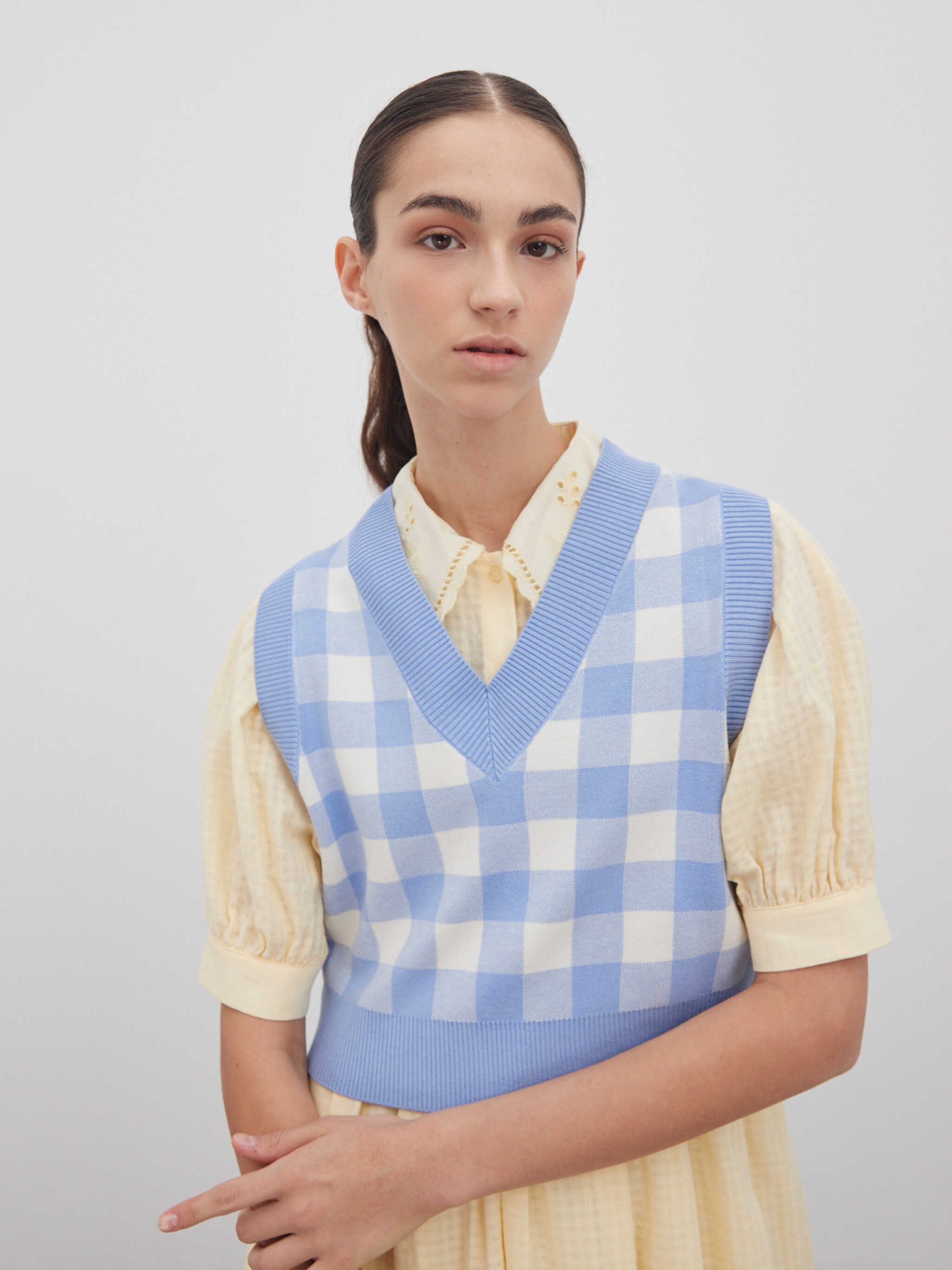 EDITED Producten Trui 'Tabia' Lichtblauw