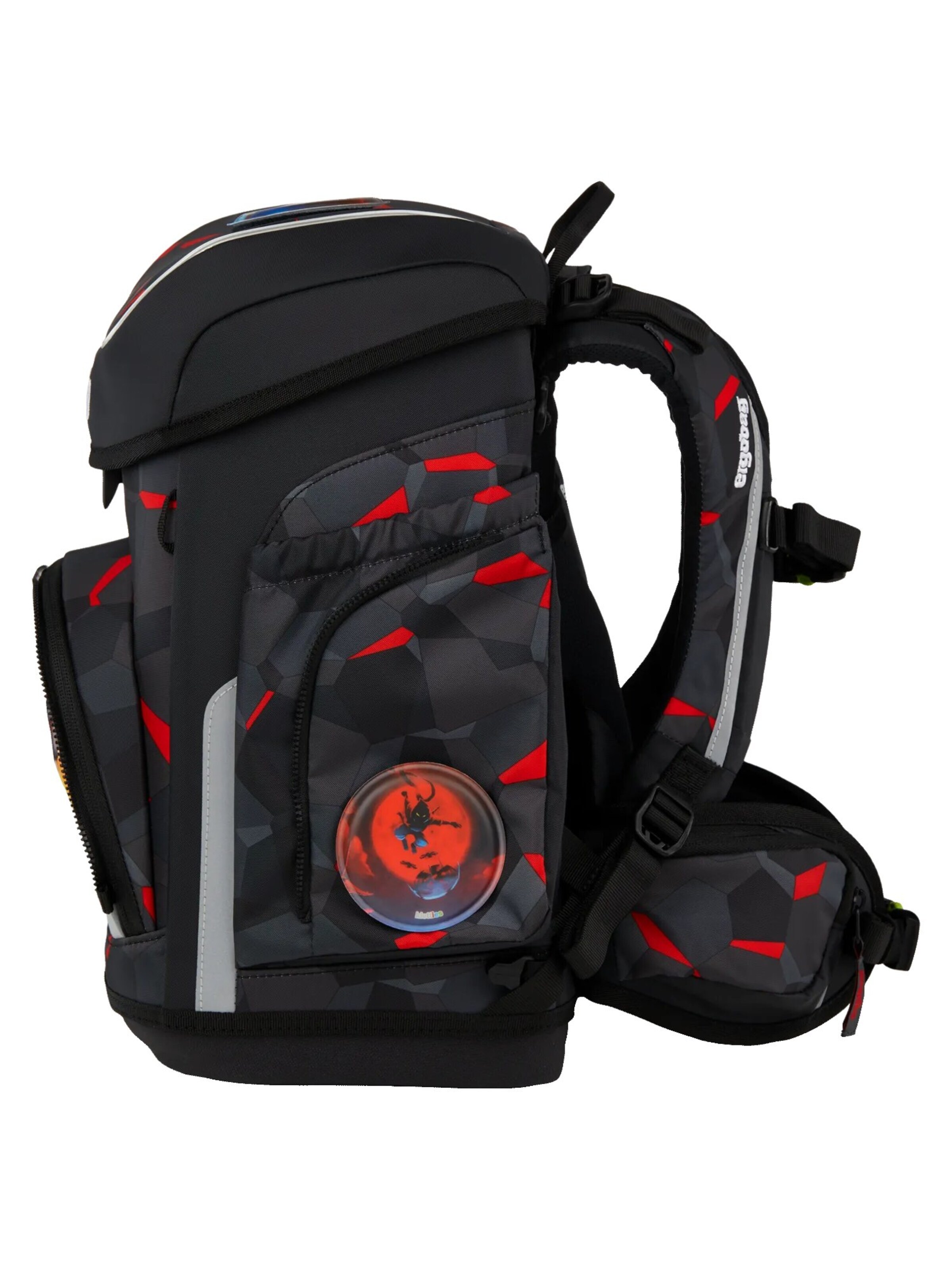 ergobag Rucksack 'Schulranzen-Set cubo Set'‌‌‌‌‌‌ in Grau