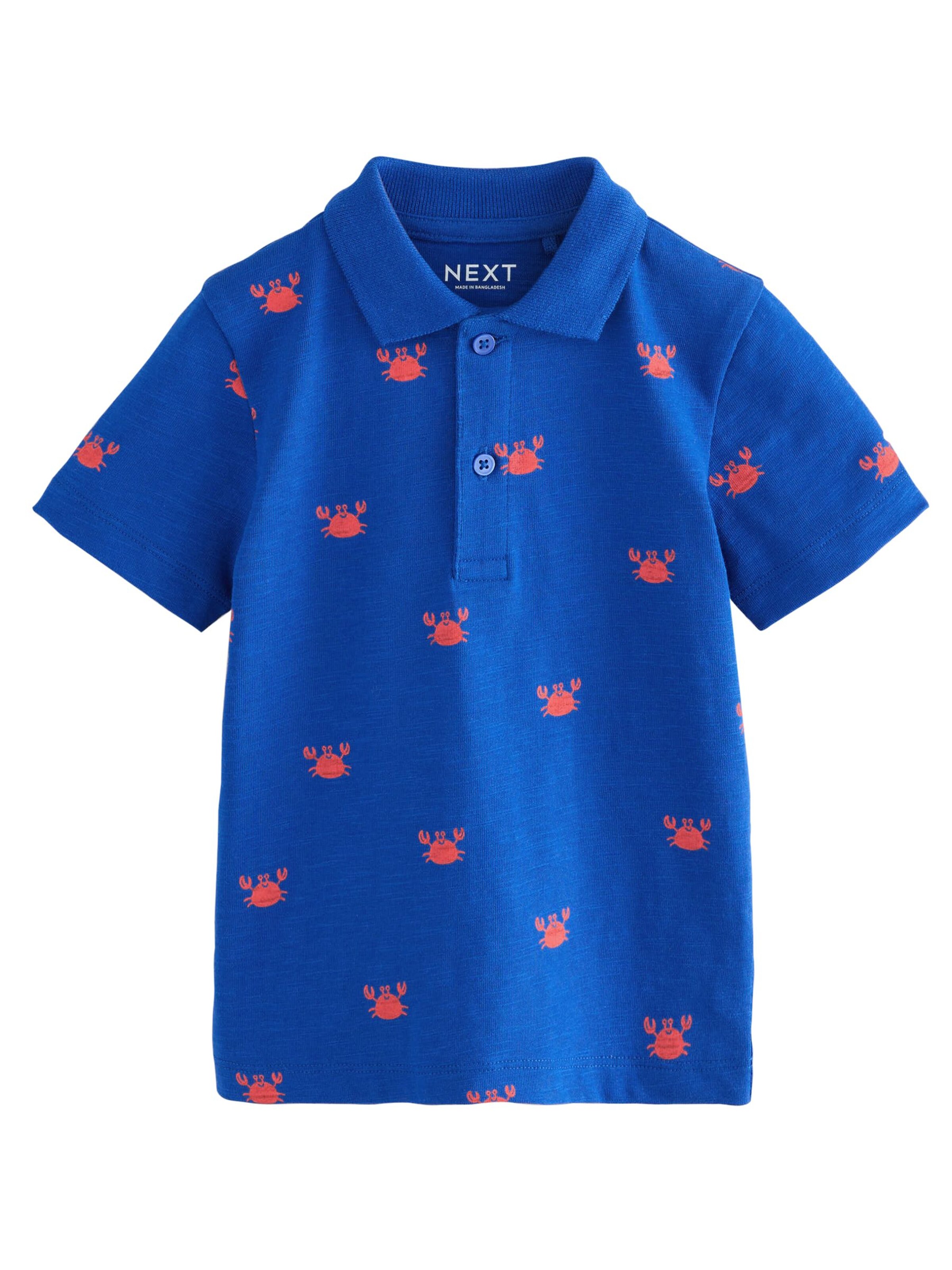 T-Shirt Next en bleu : devant