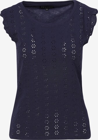 KOROSHI Top in Blauw: voorkant