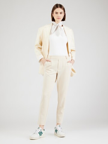 VILA - Slimfit Pantalón plisado 'Varone' en beige