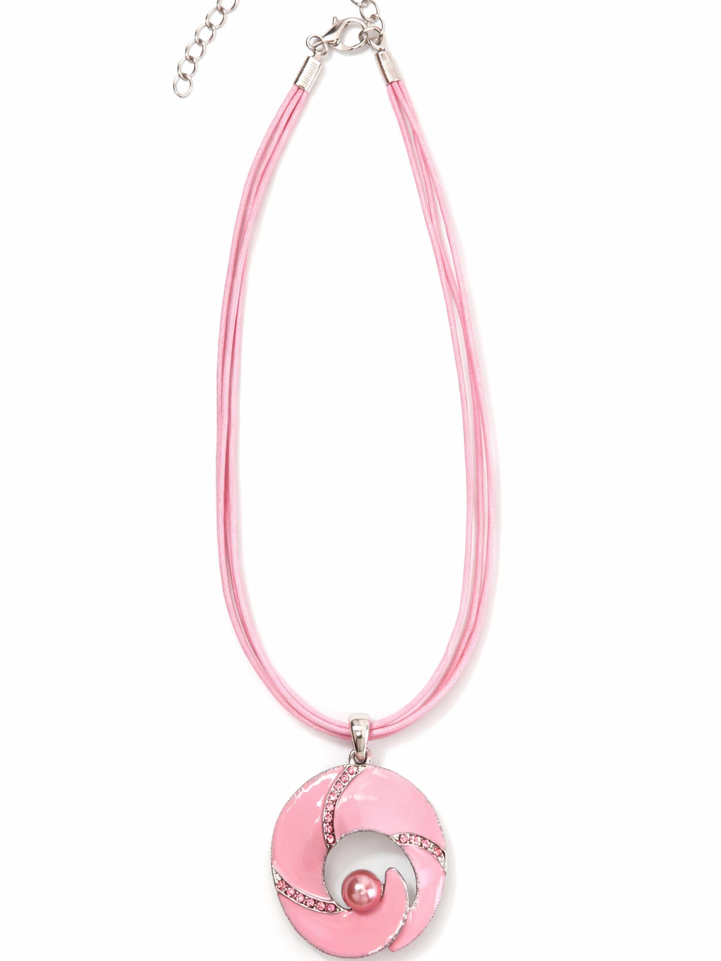 COLLEZIONE ALESSANDRO Necklace 'Muriel' in Pink: front