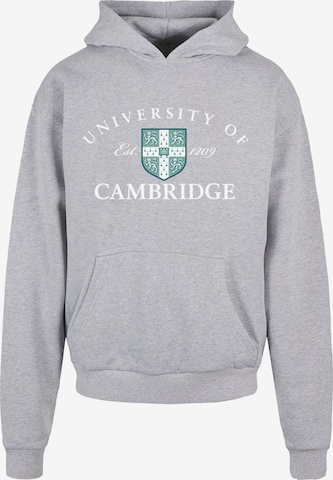 Merchcode Sweatshirt 'University Of Cambridge - Est 1209' in Grey: front