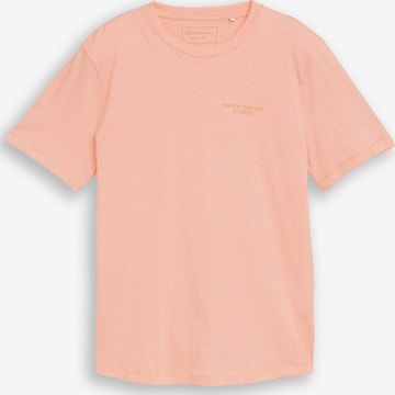 TOM TAILOR DENIM Shirt in Oranje: voorkant