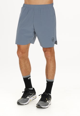 Virtus Regular Workout Pants 'SPIER' in Blue: front