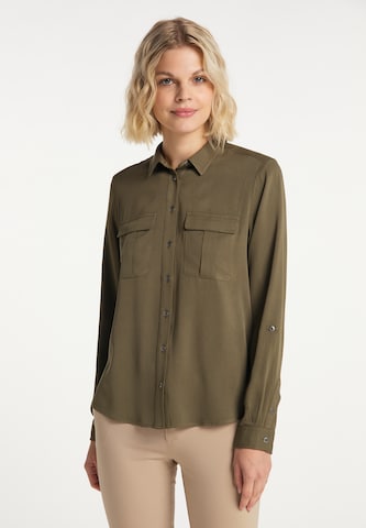 Usha - Blusa en verde: frente