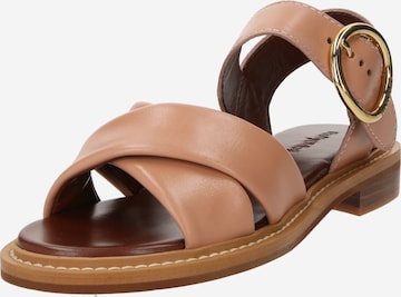 See by Chloé Sandal 'Lyna' in Beige: front