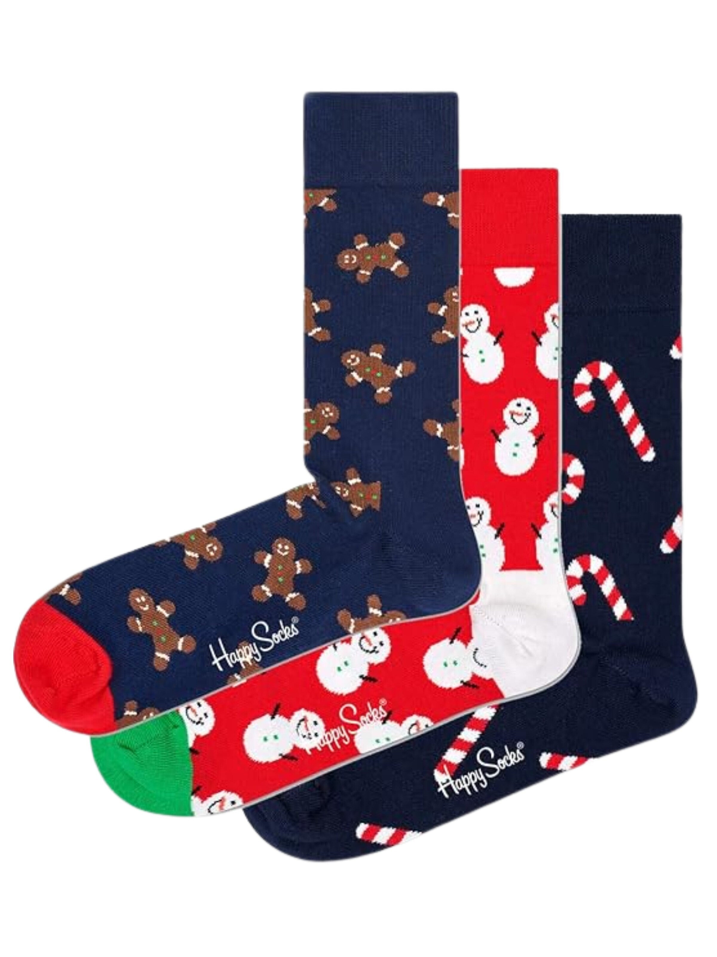 Happy Socks Socks '3er Pack - GINGERBREAD GIFT BOX' in 41-46 in Mixed colors, Item view