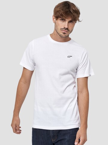 Mikon Shirt 'Messer' in Wit: voorkant