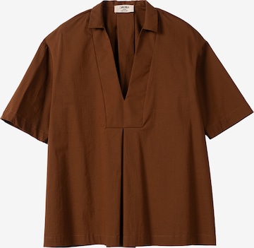 Camomilla Italia Blouse 'Claid' in Bruin: voorkant