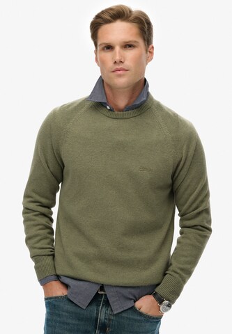 Superdry Trui in Groen: voorkant