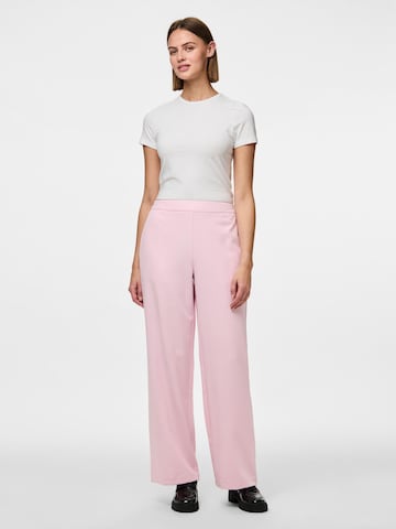 Wide leg Pantaloni 'PCBozzy' di PIECES in rosa