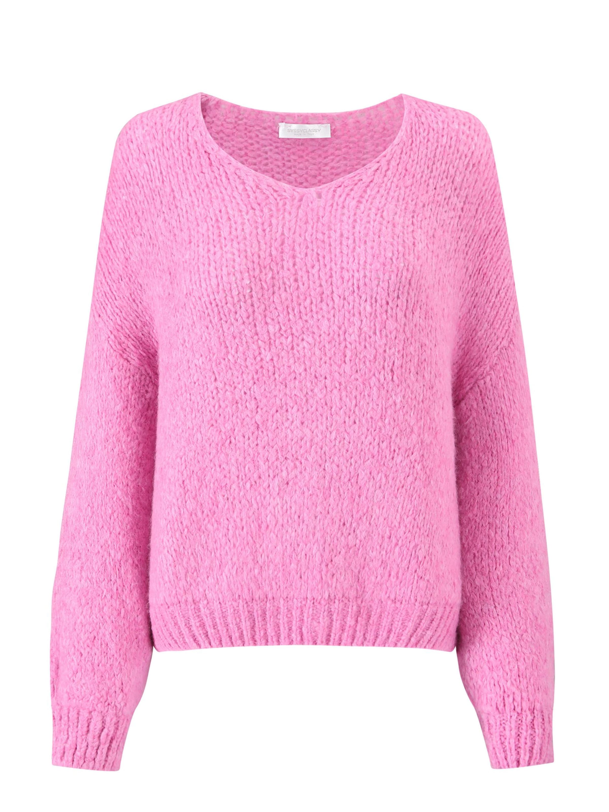 SASSYCLASSY Oversizepullover in Pink: Vorderseite