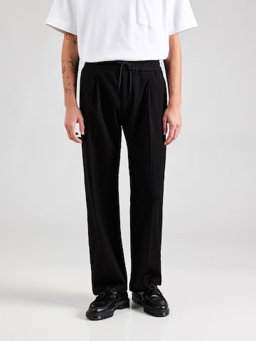 regular Pantaloni con piega frontale 'Ravi243' di HUGO in nero: frontale