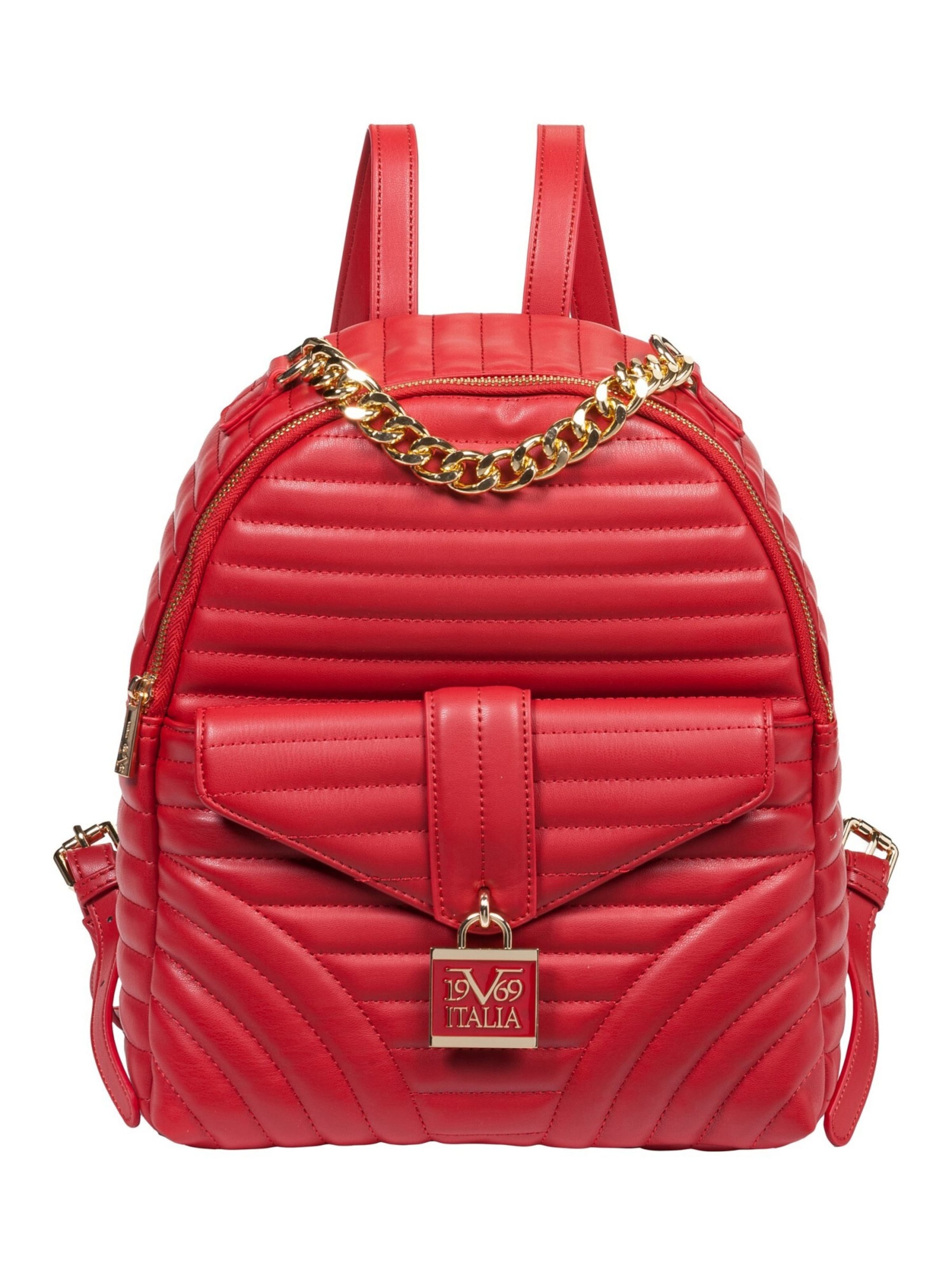 19V69 ITALIA Backpack 'Roswita' in Red: front
