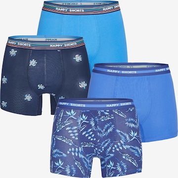 Happy Shorts Boxershorts in Blauw: voorkant