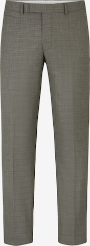 STRELLSON Regular Pleated Pants 'Kynd' in Green: front