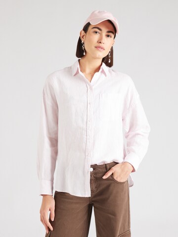 ECOALF Blouse 'Dariaalf' in Roze: voorkant