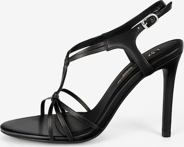 L37 HANDMADE SHOES Sandaal 'MOONLIGHT GLOW' in Zwart: voorkant