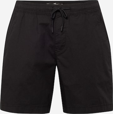 HOLLISTER - regular Pantalón 'METEORITE' en negro: frente