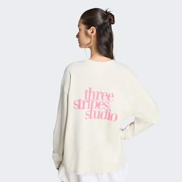 Maglia funzionale '3 Stripes Studio' di ADIDAS SPORTSWEAR in bianco: frontale