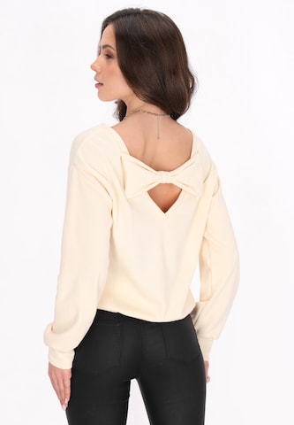 faina Sweatshirt in Beige